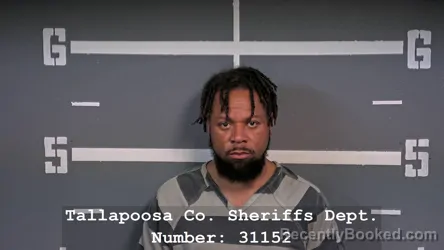 Booking photo from Tallapoosa County, Alabama