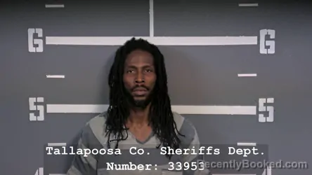 Booking photo from Tallapoosa County, Alabama