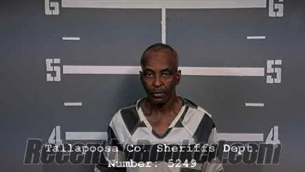 Booking photo from Tallapoosa County, Alabama