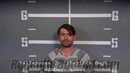 Booking photo from Tallapoosa County, Alabama