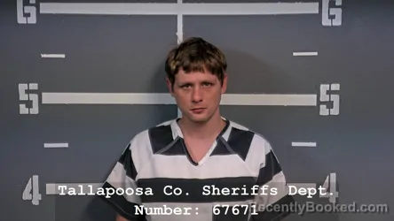Booking photo from Tallapoosa County, Alabama