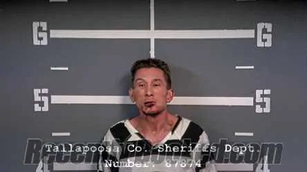 Booking photo from Tallapoosa County, Alabama