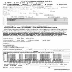 Booking photo from Ouachita Parrish, Louisiana