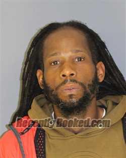 Booking photo from Essex County, New Jersey