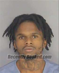 Booking photo from Essex County, New Jersey