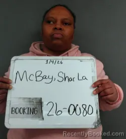 Mugshot of SHARLA ANTOINETTE MCBAY