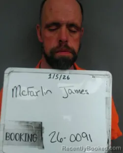 Mugshot of JAMES ROBERT MCFARLIN