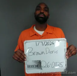 Mugshot of DERIC DEWUAN BROWN