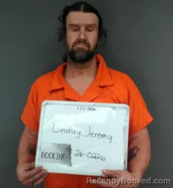 Mugshot of Jeremy Lee Lindsey