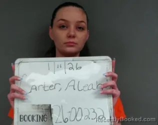 Mugshot of Aleah Kaylon Carter