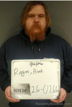 Mugshot of Airek Mason Riggins