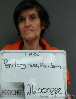 Mugshot of Maribeth Pendergrass