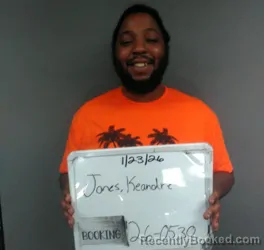 Mugshot of Keandre Roy Jones
