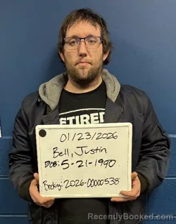 Booking photo from Sebastian County, Arkansas