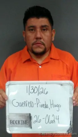 Mugshot of Hugo Alberto Guerrero-Pineda