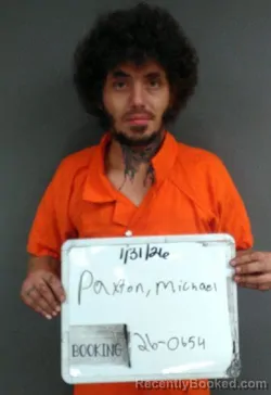 Mugshot of MICHAEL AARON PAXTON