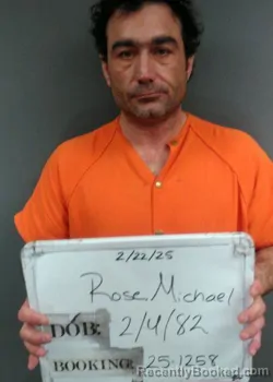 Mugshot of Michael Dennis Rose