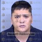 Booking photo from Maricopa County, Arizona