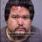 Booking photo from Maricopa County, Arizona